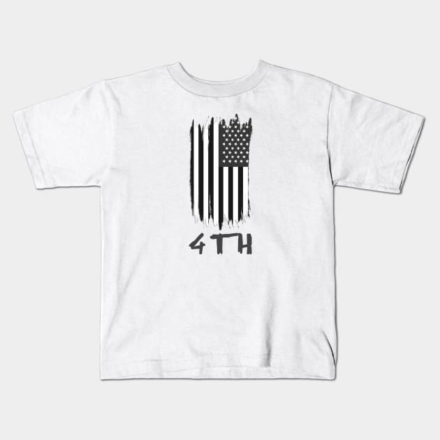 Independence Day Kids T-Shirt by CanCreate